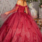 Off Shoulder Sweetheart Neckline Quinceanera Dress by Elizabeth K - GL3181