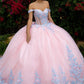 Sequin Off Shoulder Sweetheart Neckline Quinceanera Dress by GLS by Gloria - GL3517