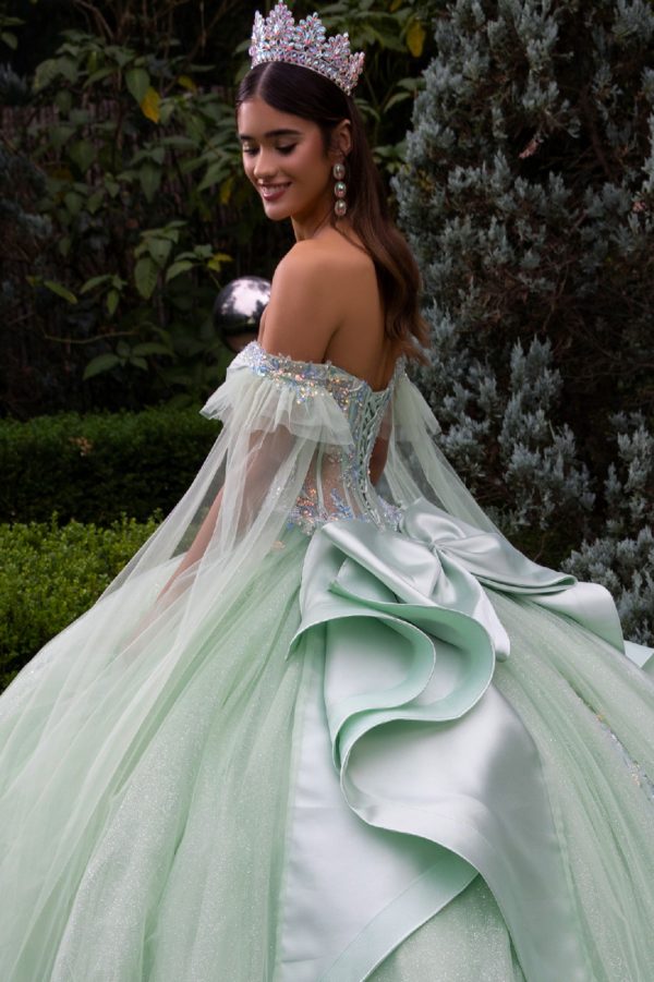 Embroidery Sweetheart Neckline Quinceanera Dress by GLS by Gloria - GL3550