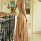 Illusion V-Neckline A-Line Women Formal Dress by Elizabeth K - GL3572 - Special Occasion/Curves