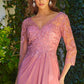 Embellished 3/4 Sleeve A-Line Women Formal Dress by Elizabeth K - GL3574 - Special Occasion/Curves