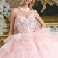 Tulle Spaghetti Strap Sequin Quinceanera Dress by Elizabeth K - GL3645