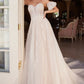 Andrea & Leo Couture - A1014c Sweetheart Bodice A-line Wedding Gown