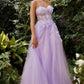 Floral Strapless Ball Gown by Andrea & Leo Couture A1108 Penelope Gown - Special Occasion