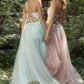Floral Applique A-Line Gown by Andrea & Leo Couture A1142 Penelope Gown - Special Occasion