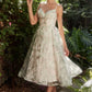 Strapless English Garden Tea Dress by Andrea & Leo Couture A1196 - Special Occasion