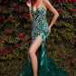 Embellished Feather Mermaid Formal Evening Gown by Andrea & Leo Couture - A1229 - Special Occasion