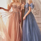 Beaded Strapless V-Neckline Formal Evening Gown by Andrea & Leo Couture - A1338 - Special Occasion