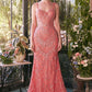 Sweetheart Neckline Beaded Tulle Gown by Andrea and Leo A1363 - Special Occasion/Curves
