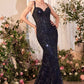 Sweetheart Neckline Beaded Tulle Gown by Andrea and Leo A1363 - Special Occasion/Curves