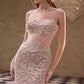 Fitted Strapless Sheath Gown by Andrea and Leo A1481 - Special Occasion