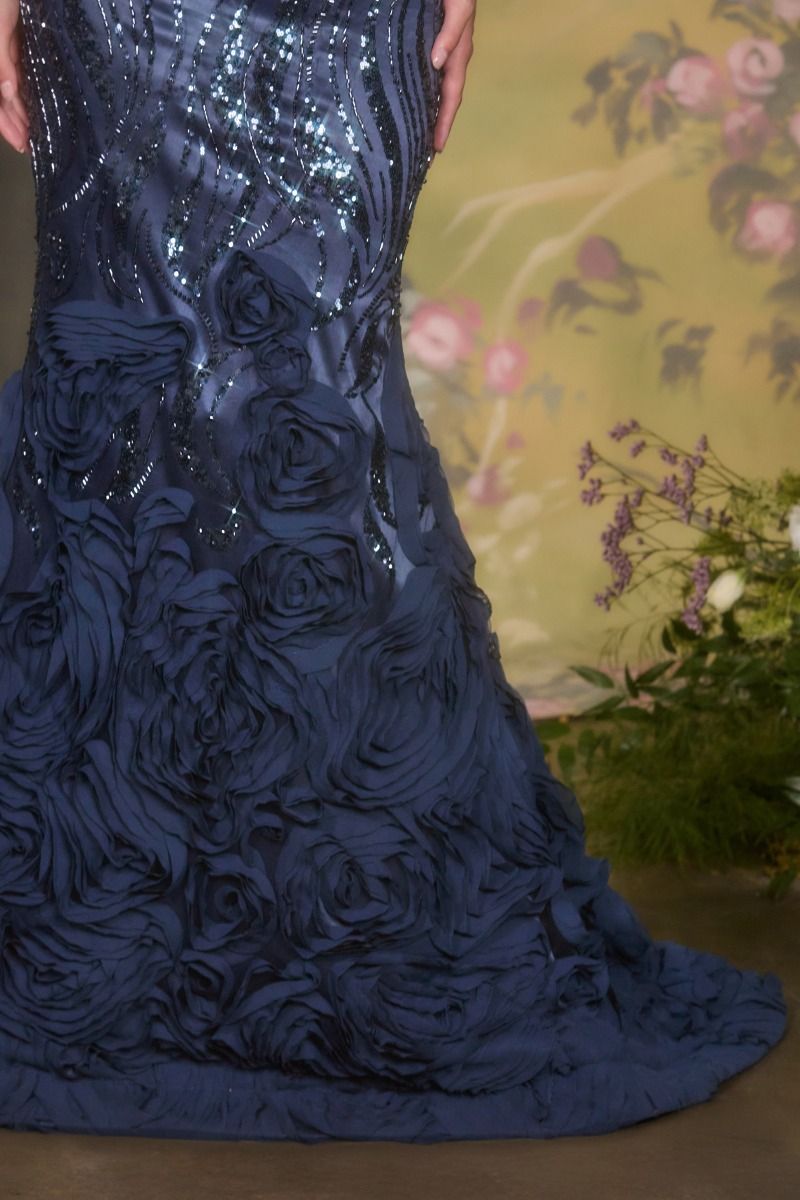 Luxe Satin Mermaid Gown by Andrea and Leo A1482 - Special Occasion