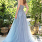 Strapless Soft Floral A-Line Gown by Andrea and Leo A1491 - Special Occasion