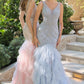 Deep V-Neckline Mermaid Gown by Andrea and Leo A1493 - Special Occasion