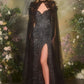 Strapless Sweetheart Leg Slit Gown by Andrea and Leo A1494 - Special Occasion