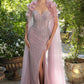 Strapless Sweetheart Leg Slit Gown by Andrea and Leo A1494 - Special Occasion