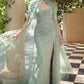 Strapless Sweetheart Leg Slit Gown by Andrea and Leo A1494 - Special Occasion