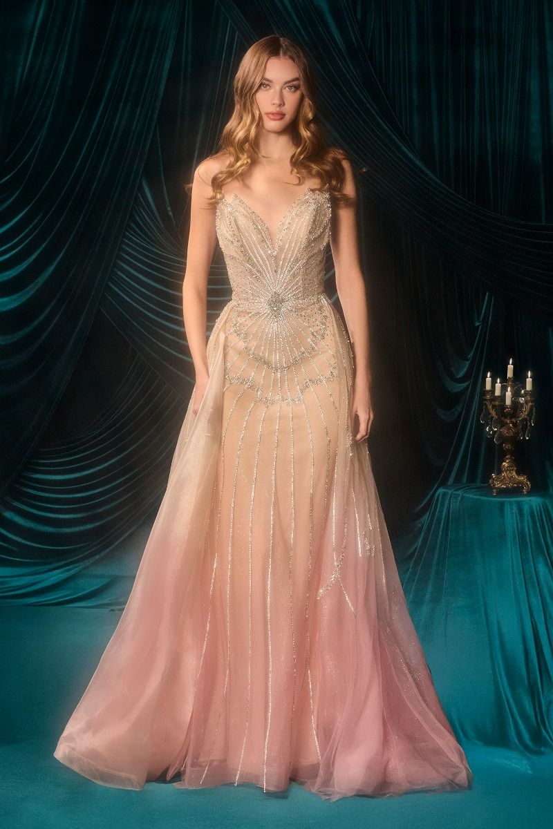 Sculpted Sweetheart Neckline Gown by Andrea and Leo A1508 - Special Occasion