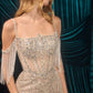 Cold Shoulder Straps Sheath Gown by Andrea and Leo A1510 - Special Occasion