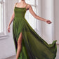 Satin A-Line Straight Neckline Gown by Cinderella Divine B8402 - Special Occasion