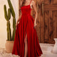 Satin A-Line Straight Neckline Gown by Cinderella Divine B8402 - Special Occasion