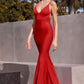 Sexy Fitted V-Neckline Glitter Gown By Astee BD4001 - Women Evening Formal Gown - Special Occasion