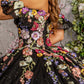 3-D Flower Applique Sweetheart Quinceanera Dress by Elizabeth K - GL3177