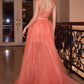 Sweetheart Neckline A-Line Gown by Cinderella Divine CB146 - Special Occasion