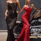 Strapless Scoop Neckline Gown By Ladivine CB162 - Women Evening Formal Gown - Special Occasion