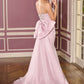 Beaded Scoop Neckline Gown By Ladivine CB167 - Women Evening Formal Gown - Special Occasion