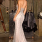 High Halter Neckline Gown By Ladivine CC8281 - Women Evening Formal Gown - Special Occasion