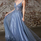 A-Line Layered Tulle Dress by Cinderella Divine - CD0154- Special Occasion/Curves