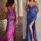 Embellished Strapless Sheath Leg Slit Gown by Cinderella Divine CD0227 - Special Occasion