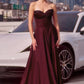 Off The Shoulder Sweetheart A-Line Gown By Ladivine CD297 - Women Evening Formal Gown - Special Occasion