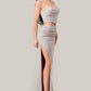 Glitter Sweetheart Two Piece Gown by Cinderella Divine CD350 - Special Occasion