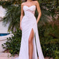 Strapless Sweetheart Neckline Bridal Gown by Cinderella Divine CD384W