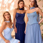 Strapless Curved A-Line Gown By Ladivine CD386 - Women Evening Formal Gown - Special Occasion
