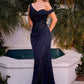 Fitted Off Shoulder Sheath Gown By Ladivine CD387 - Women Evening Formal Gown - Special Occasion