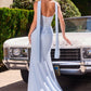 Draped Strapless Neckline Gown By Ladivine CD388 - Women Evening Formal Gown - Special Occasion