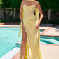 Draped Strapless Neckline Gown By Ladivine CD388 - Women Evening Formal Gown - Special Occasion