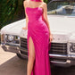 Draped Strapless Neckline Gown By Ladivine CD388 - Women Evening Formal Gown - Special Occasion