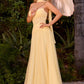 Sweetheart Neckline A-Line Gown By Ladivine CD395 - Women Evening Formal Gown - Special Occasion