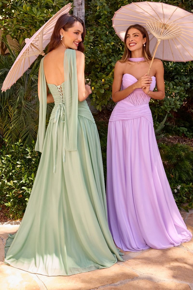 Sweetheart Neckline A-Line Gown By Ladivine CD395 - Women Evening Formal Gown - Special Occasion