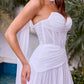 Strapless Sweetheart A-Line Bridal Gown By Ladivine CD395W - Women Evening Formal Gown