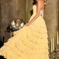Strapless Sweetheart A-Line Gown By Ladivine CD402 - Women Evening Formal Gown - Special Occasion