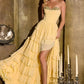 Strapless Sweetheart A-Line Gown By Ladivine CD402 - Women Evening Formal Gown - Special Occasion