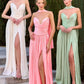 Strapless Sweetheart A-Line Gown By Ladivine CD410 - Women Evening Formal Gown - Special Occasion/Curves