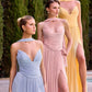 Strapless Sweetheart A-Line Gown By Ladivine CD410 - Women Evening Formal Gown - Special Occasion/Curves