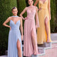 Strapless Sweetheart A-Line Gown By Ladivine CD410 - Women Evening Formal Gown - Special Occasion/Curves
