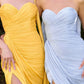 Sweetheart Neckline Leg Slit Gown By Ladivine CD411 - Women Evening Formal Gown - Special Occasion